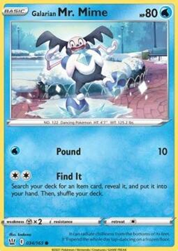 Battle Styles - #034 - Galarian Mr. Mime