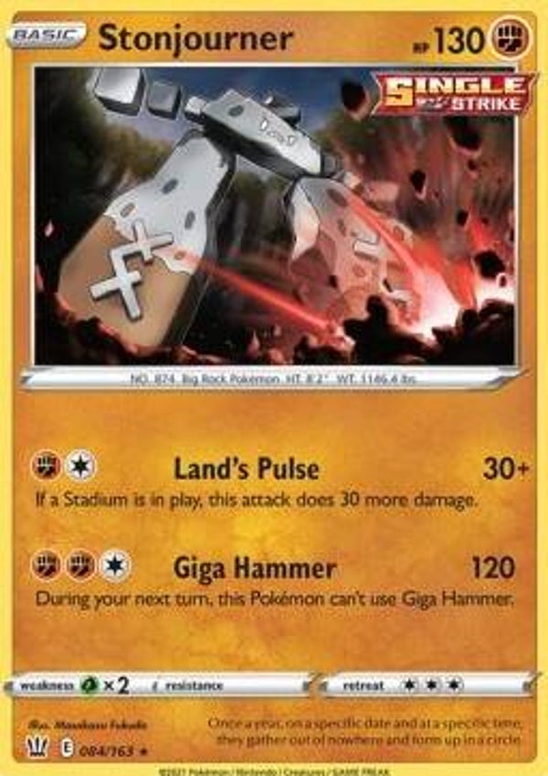Battle Styles - #084 - Stonjourner