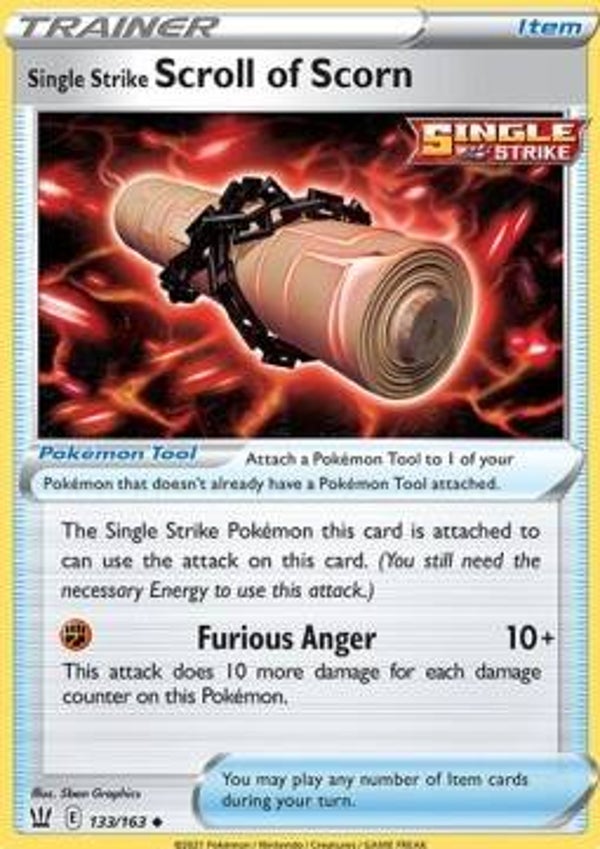 Battle Styles - #133 - Single Strike Scroll of Scorn