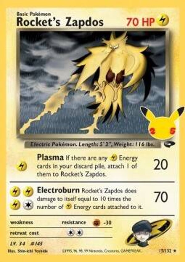 Celebrations - #033 - Rocket's Zapdos