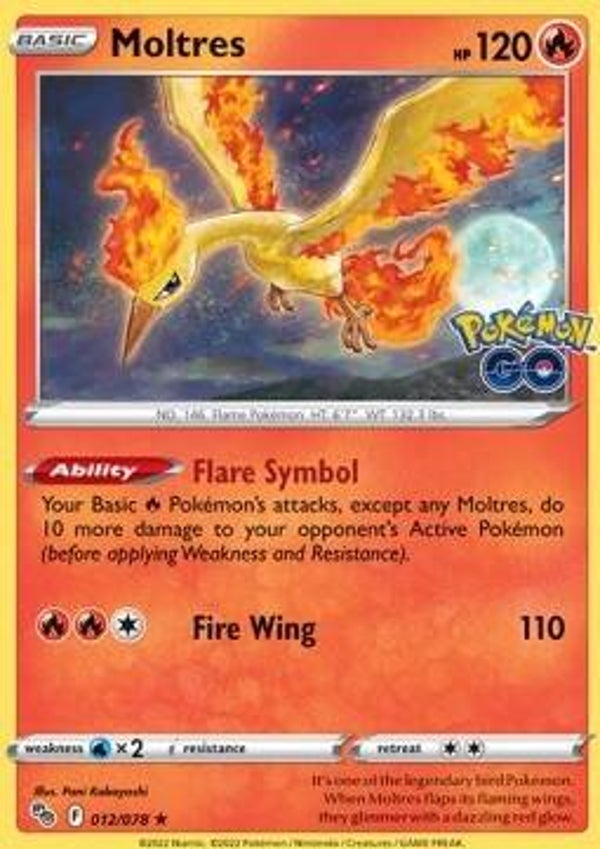 Pokemon Go - #012 - Moltres - HOLO