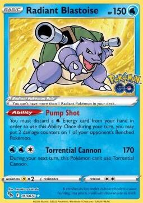 Pokemon Go - #018 - Radiant Blastoise