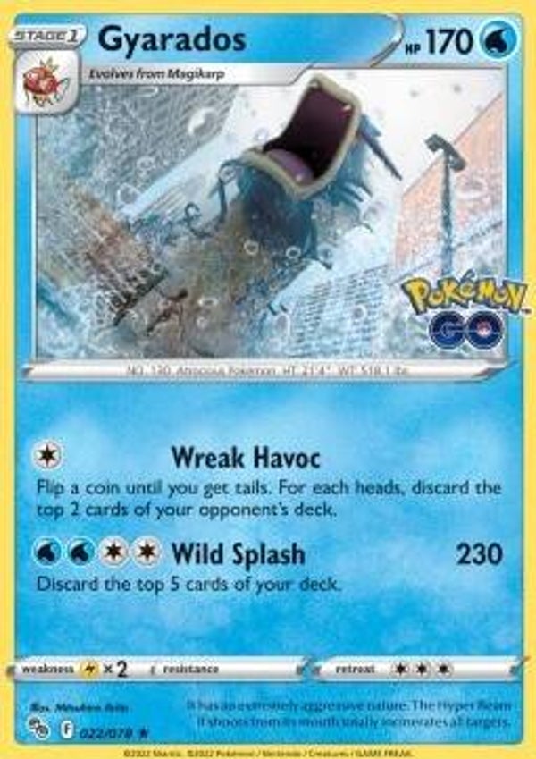 Pokemon Go - #022 - Gyarados - HOLO