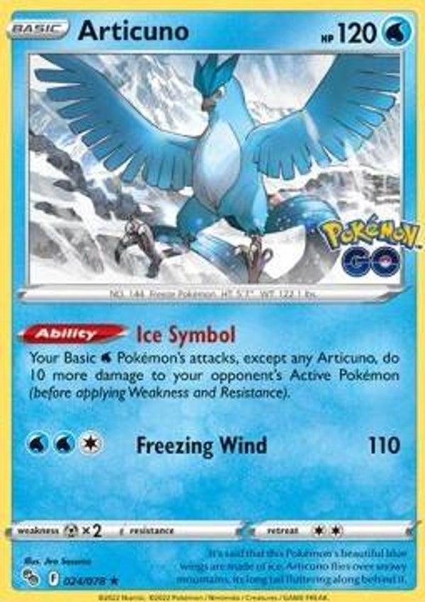Pokemon Go - #024 - Articuno - HOLO