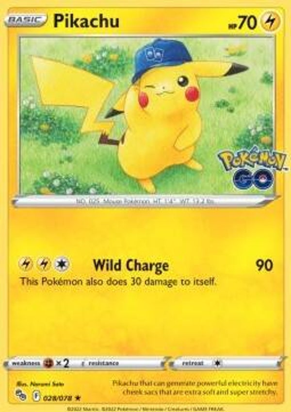 Pokemon Go - #028 - Pikachu - HOLO