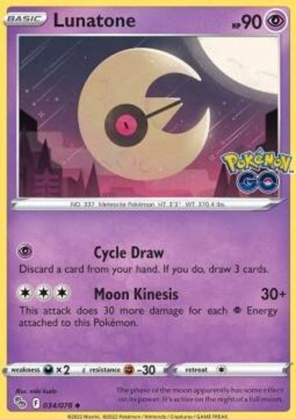 Pokemon Go - #034 - Lunatone