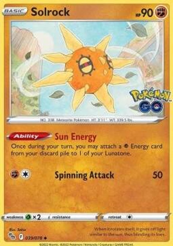 Pokemon Go - #039 - Solrock