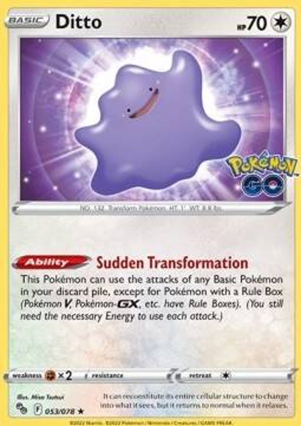 Pokemon Go - #053 - Ditto [PEELED}
