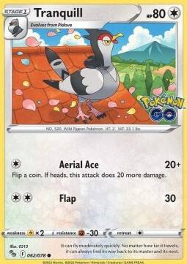 Pokemon Go - #062 - Tranquill