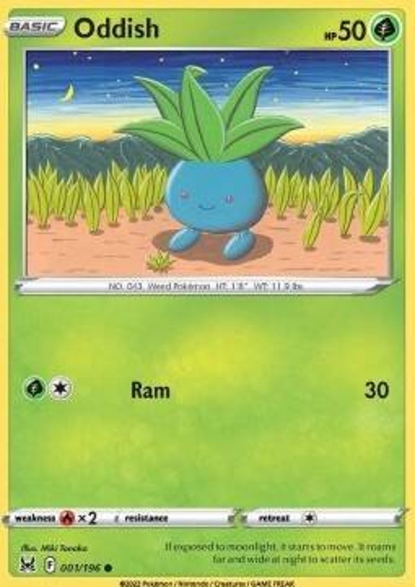 Lost Origin - #001 - Oddish