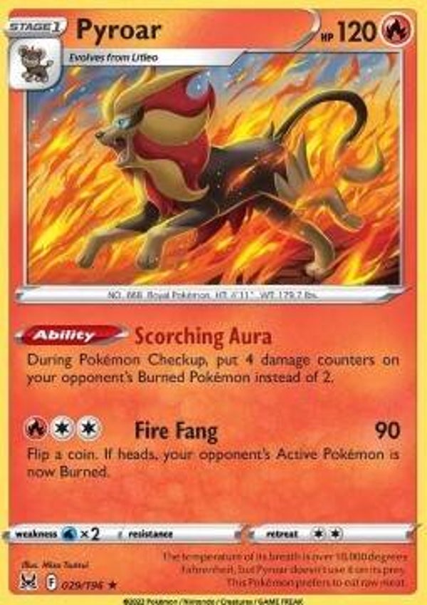 Lost Origin - #029 - Pyroar