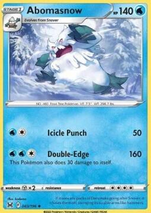 Lost Origin - #043 - Abomasnow