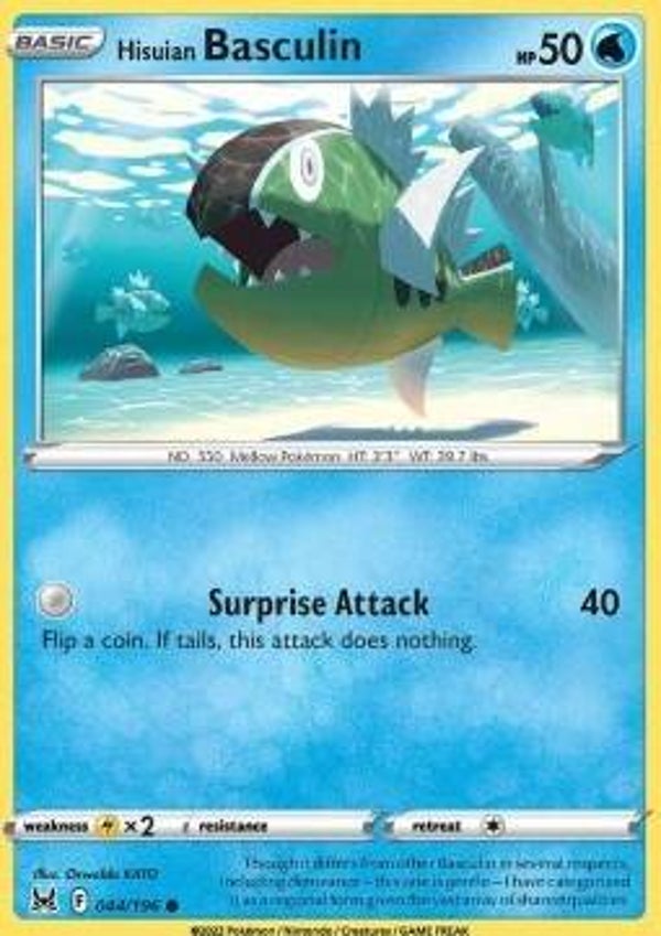 Lost Origin - #044 - Hisuian Basculin