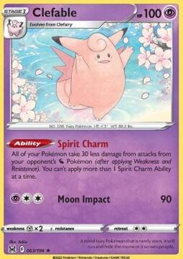 Lost Origin - #063 - Clefable