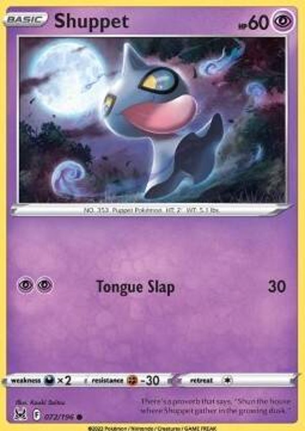 Lost Origin - #072 - Shuppet