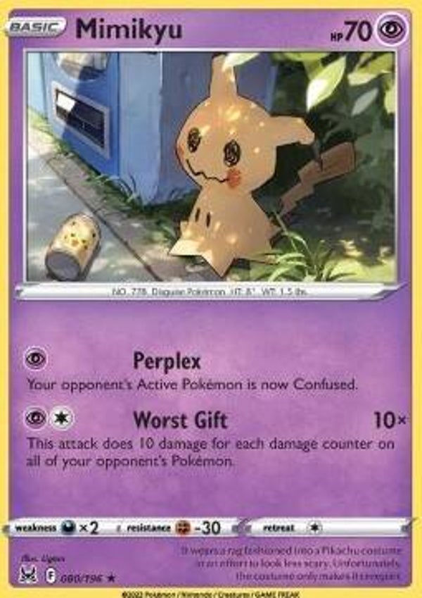 Lost Origin - #080 - Mimikyu