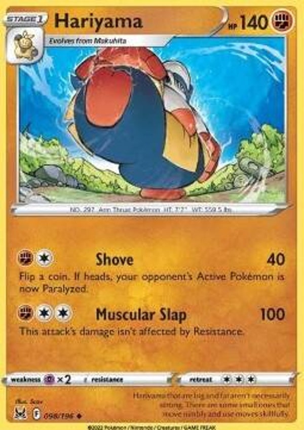 Lost Origin - #098 - Hariyama