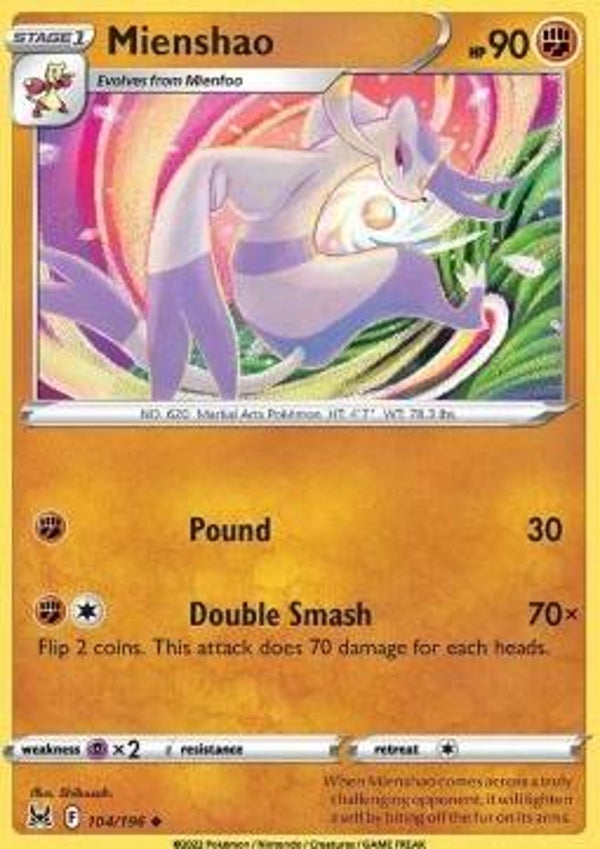 Lost Origin - #104 - Mienshao