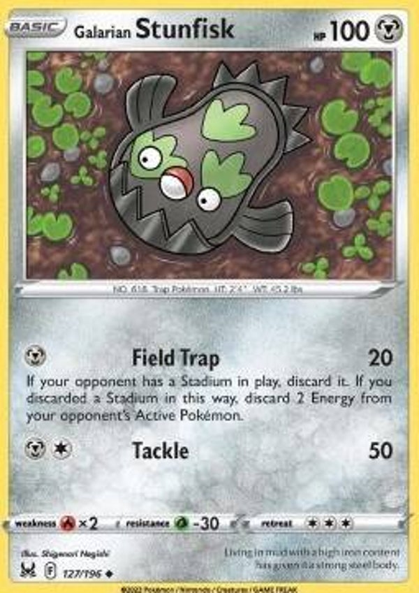 Lost Origin - #127 - Galarian Stunfisk