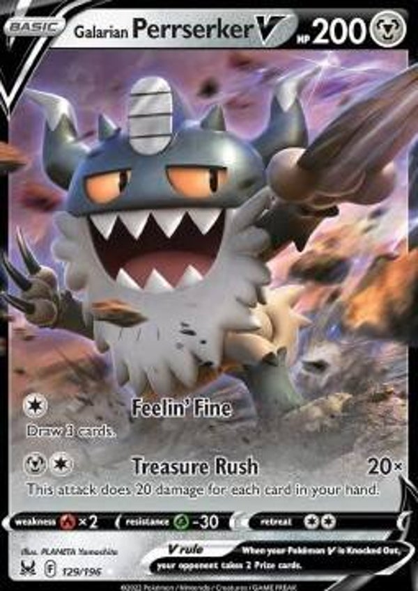 Lost Origin - #129 - Galarian Perrserker V