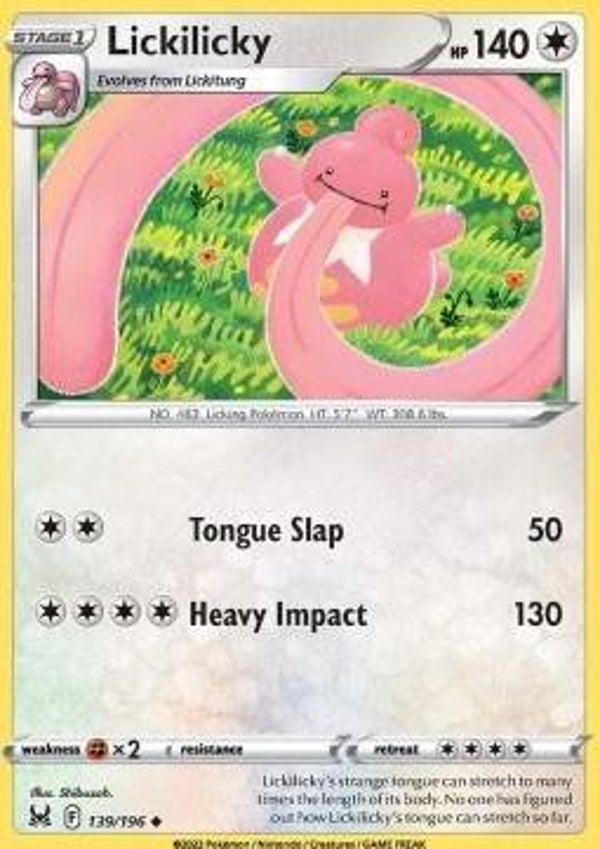 Lost Origin - #139 - Lickilicky