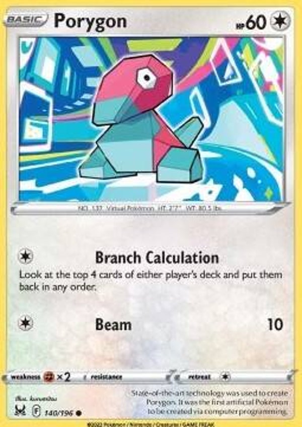 Lost Origin - #140 - Porygon