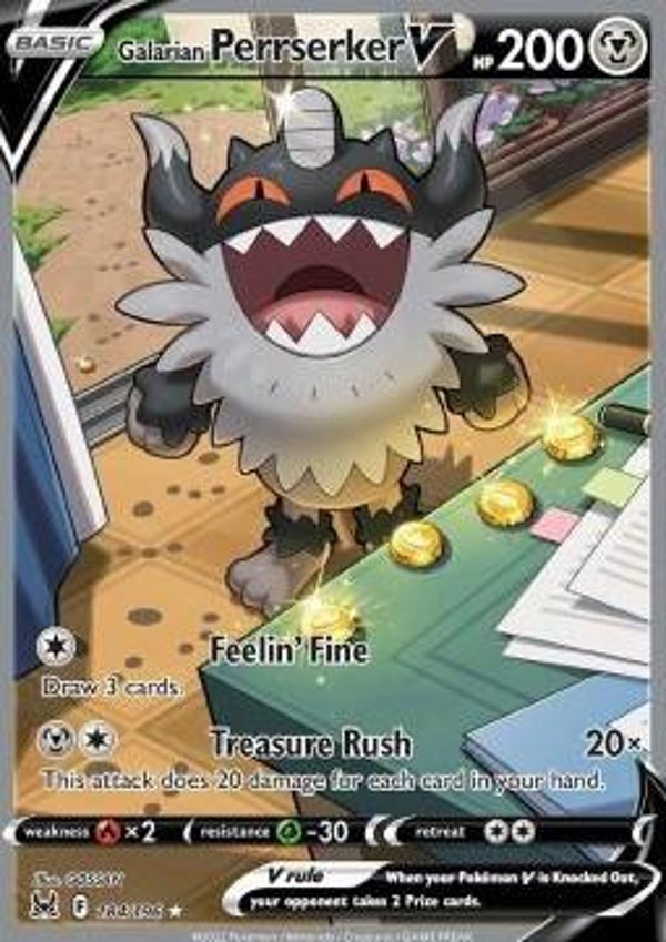 Lost Origin - #184 - Galarian Perrserker V