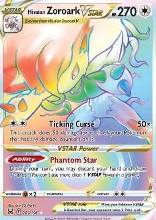Lost Origin - #203 - Hisuian Zoroark VSTAR