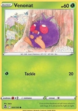 Silver Tempest - #001 - Venonat