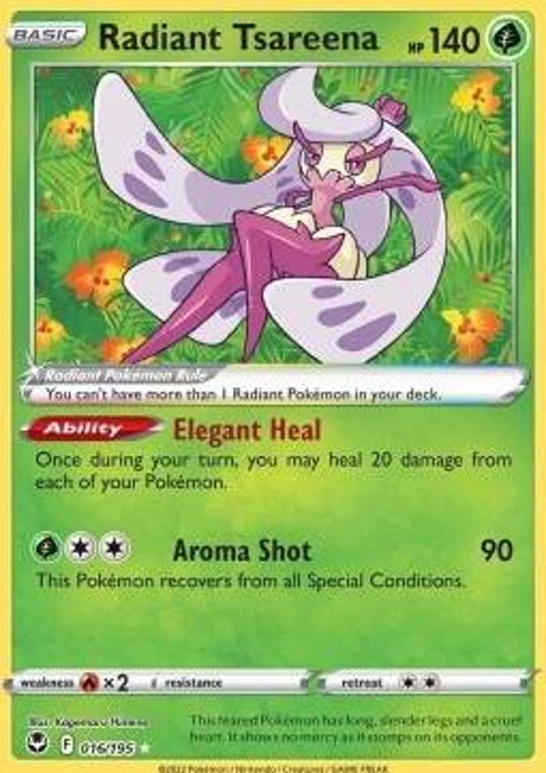 Silver Tempest - #016 - Radiant Tsareena