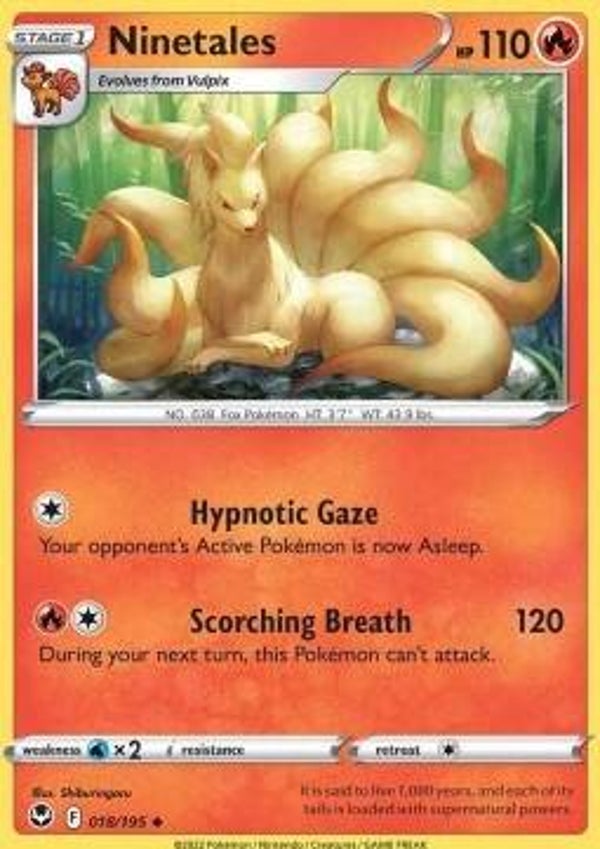 Silver Tempest - #018 - Ninetales
