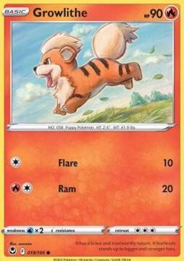 Silver Tempest - #019 - Growlithe