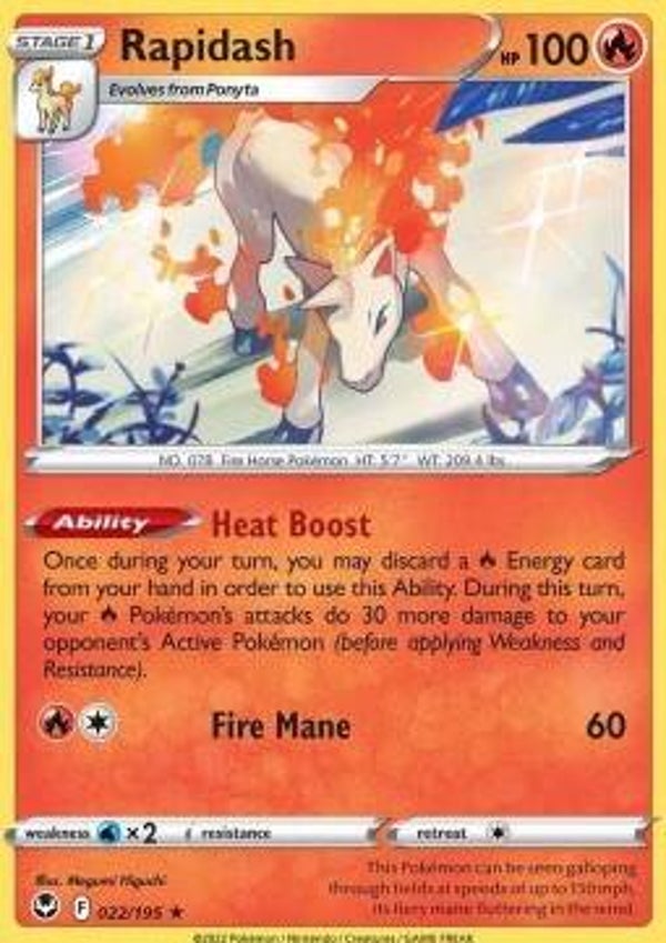 Silver Tempest - #022 - Rapidash
