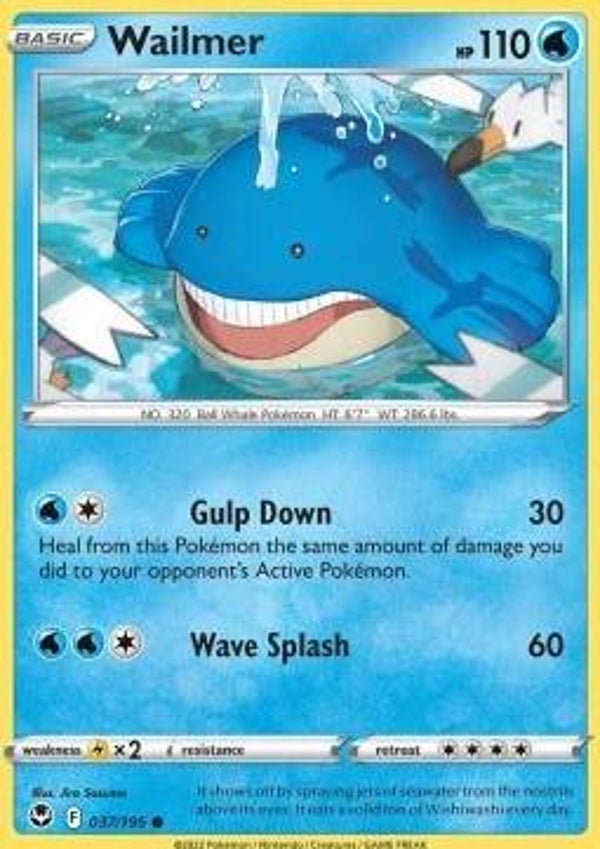 Silver Tempest - #037 - Wailmer