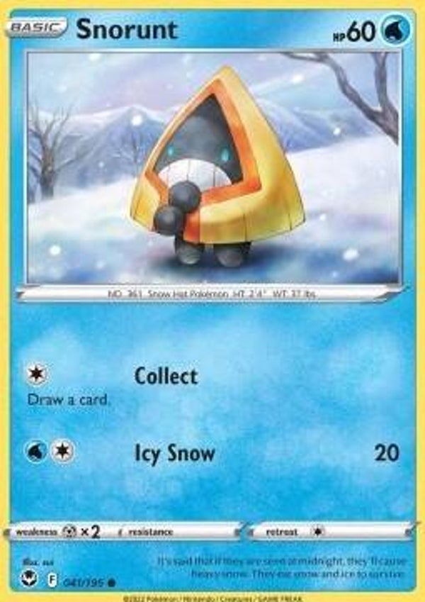 Silver Tempest - #041 - Snorunt