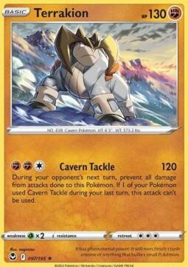 Silver Tempest - #097 - Terrakion