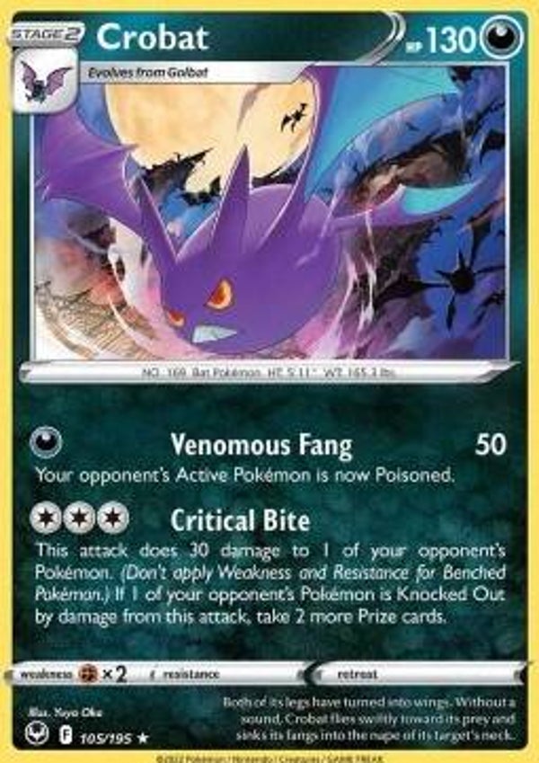 Silver Tempest - #105 - Crobat