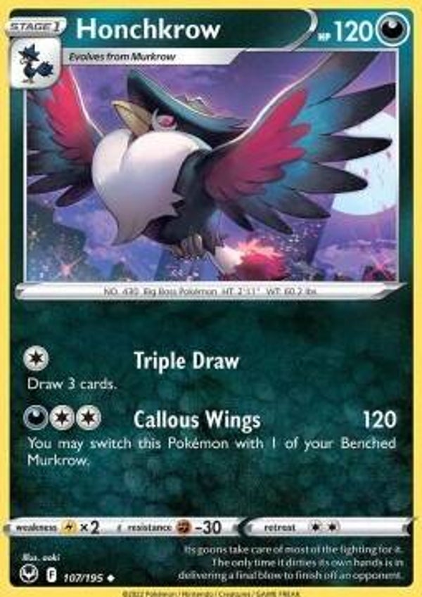 Silver Tempest - #107 - Honchkrow