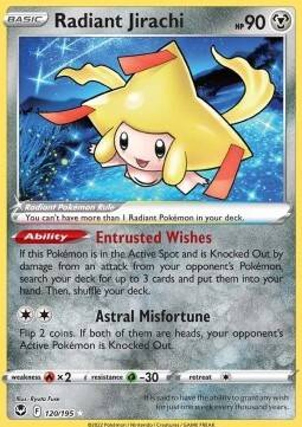 Silver Tempest - #120 - Radiant Jirachi