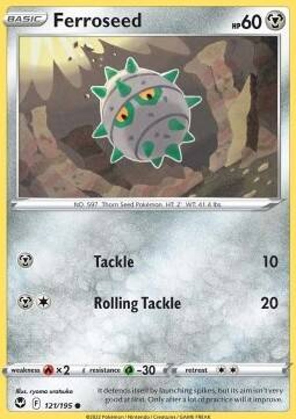 Silver Tempest - #121 - Ferroseed