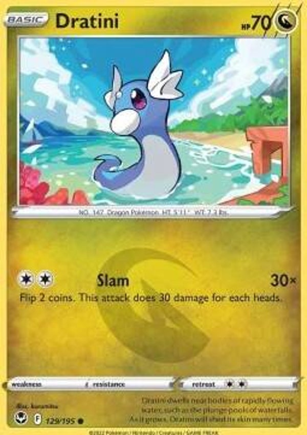 Silver Tempest - #129 - Dratini