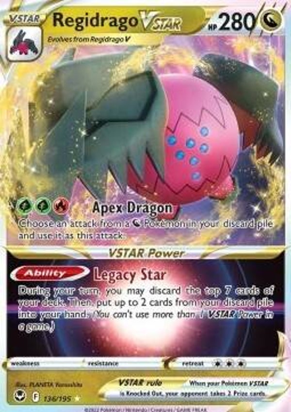 Silver Tempest - #136 - Regidrago VSTAR