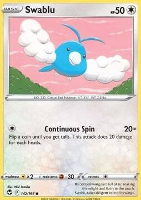 Silver Tempest - #142 - Swablu