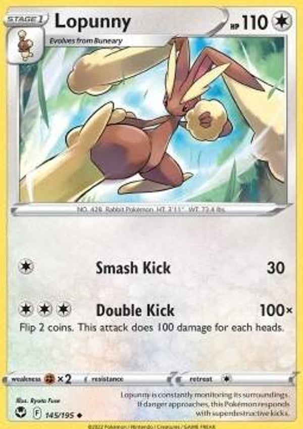 Silver Tempest - #145 - Lopunny