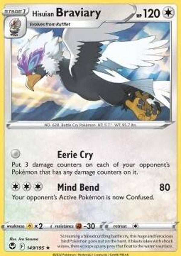 Silver Tempest - #149 - Hisuian Braviary