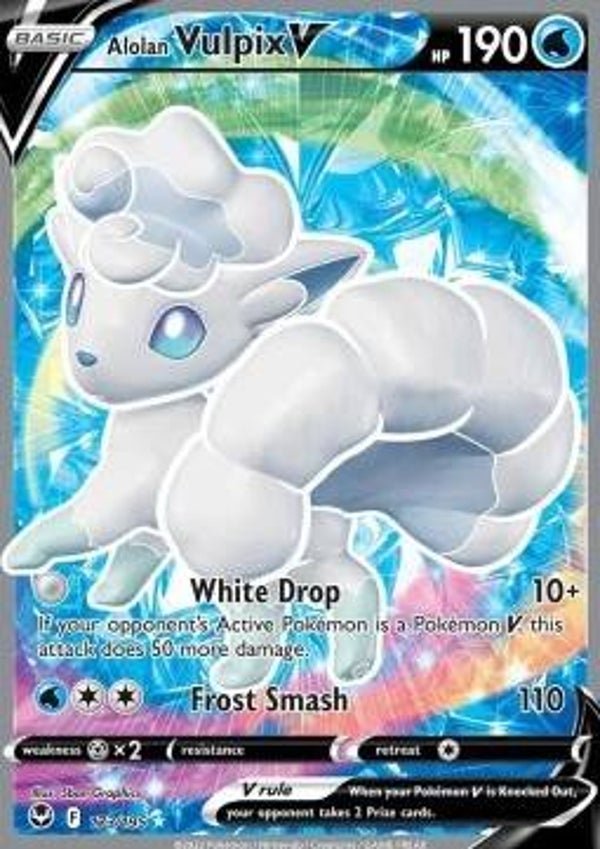 Silver Tempest - #173 - Alolan Vulpix V
