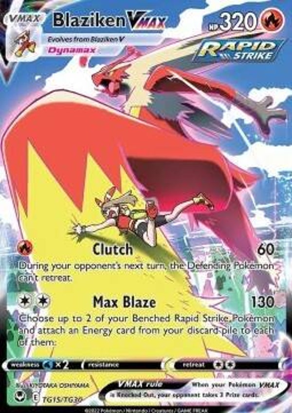Silver Tempest - #TG15 - Blaziken VMAX