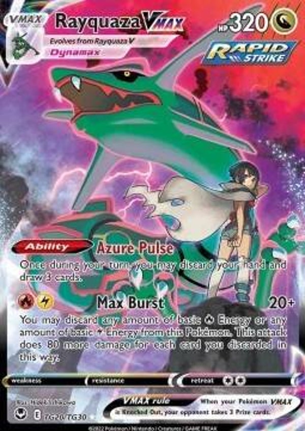 Silver Tempest - #TG20 - Rayquaza VMAX