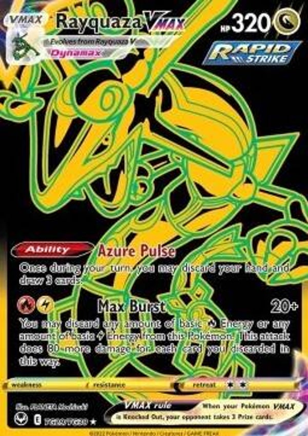 Silver Tempest - #TG29 - Rayquaza VMAX