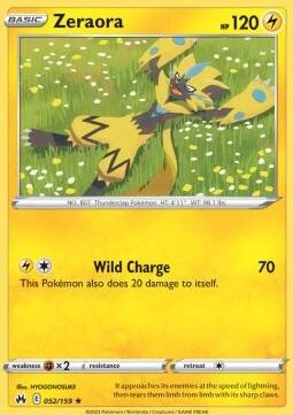 Crown Zenith - #052 - Zeraora